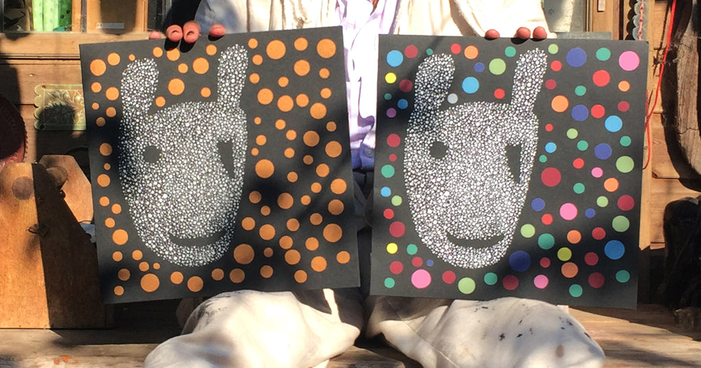 The Stars On Their Horsies & David Tibet paintings of The Great In The Small