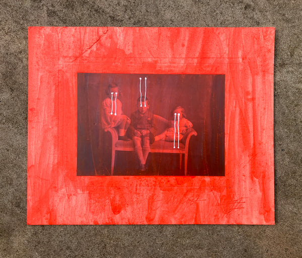 INVOCATION OF ALMOST Painted Photograph