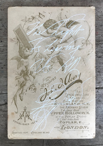 The Light Is Leaving Us All - Large Cabinet Card 35
