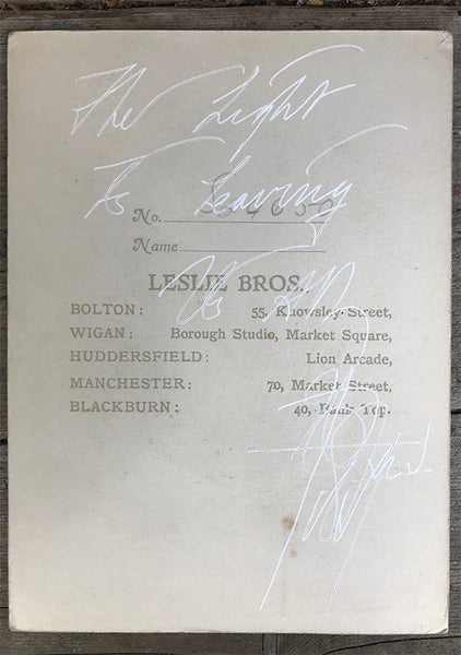 The Light Is Leaving Us All - Cabinet Card (140x190mm)