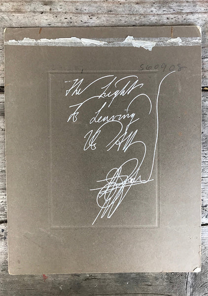 The Light Is Leaving Us All - Cabinet Card (190x250mm)