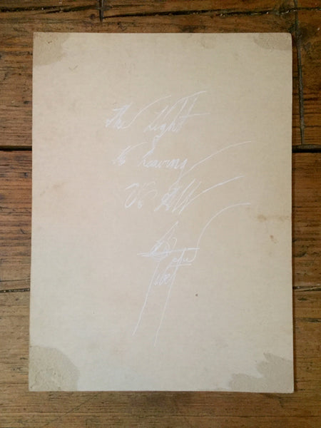 The Light Is Leaving Us All - Cabinet Card (205x280mm)